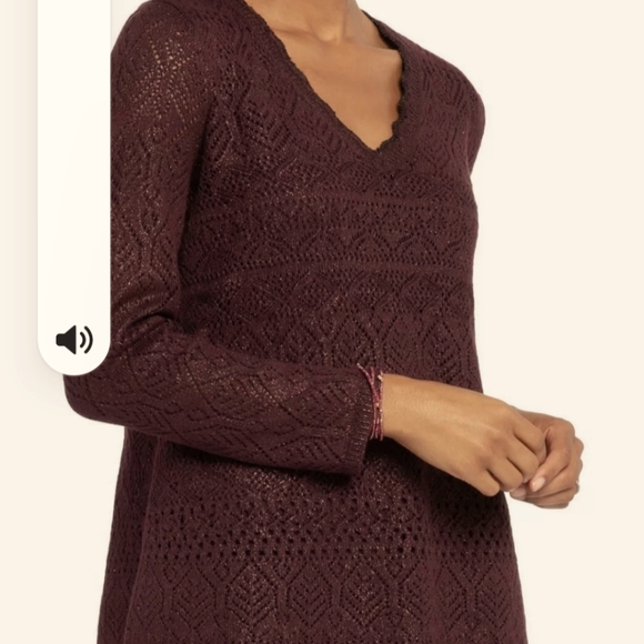 Large Nic+ Zoe v-neck breathable sweater - Picture 3 of 7